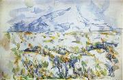 Paul Cezanne La Montagne Sainte-Victoire oil painting reproduction